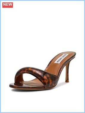 Womens Heeled Sandals Open Toe Slingback Slip On 3 Inch Stiletto